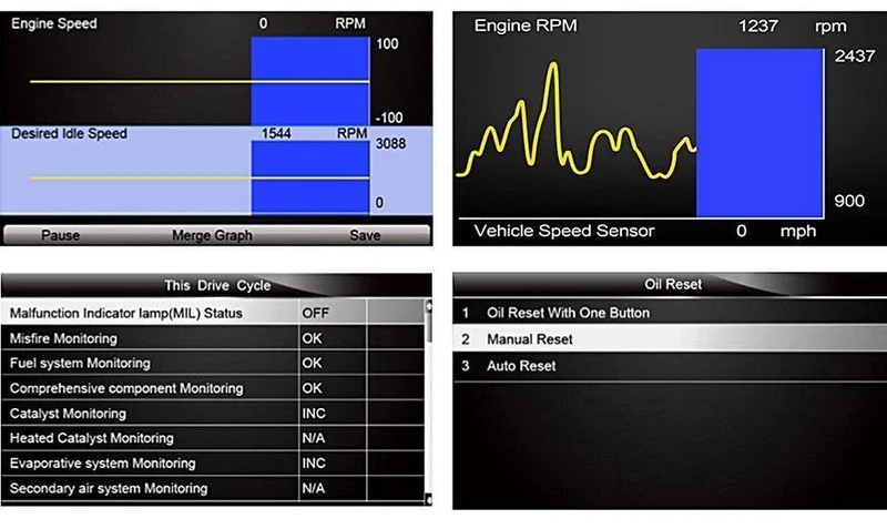 NT624 Pro OBD OBD2-Scanner-Airbag SAS ABS-Öl-Service EPB-Reset-Vollsystem-Autodiagnosewerkzeug ODB2 OBD 2-Selbstscanner