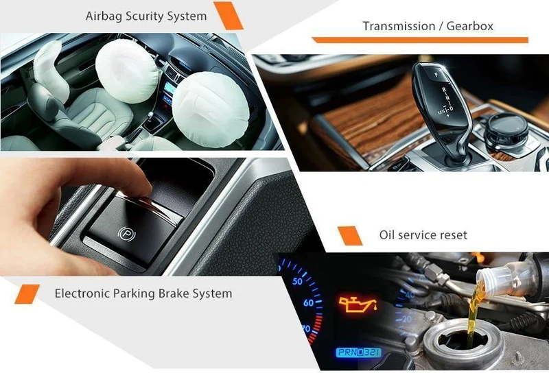 NT624 Pro OBD OBD2-Scanner-Airbag SAS ABS-Öl-Service EPB-Reset-Vollsystem-Autodiagnosewerkzeug ODB2 OBD 2-Selbstscanner