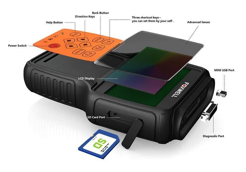NT624 Pro OBD OBD2-Scanner-Airbag SAS ABS-Öl-Service EPB-Reset-Vollsystem-Autodiagnosewerkzeug ODB2 OBD 2-Selbstscanner