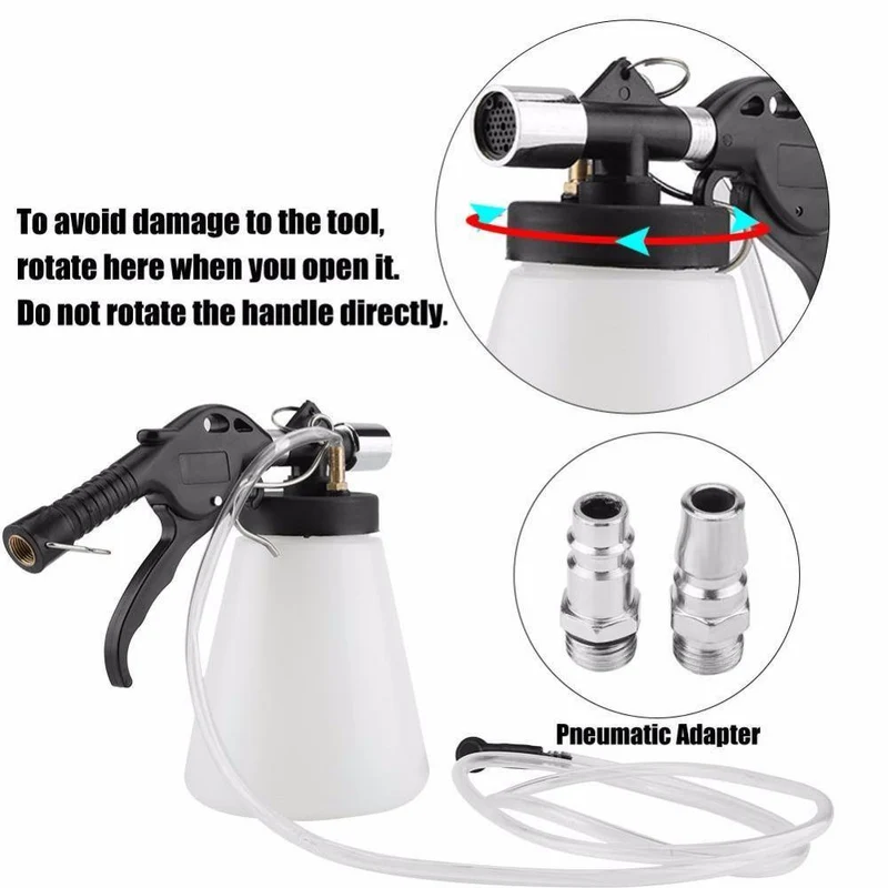 Kfz-Bremsentlüfter Wechsel-Kit für blutende Flüssigkeiten Luft Pneumatische Werkstatt Vakuum-Werkzeug 180Ltr / Min Set 90-120PSI Kfz-Zubehör Kfz-Werkzeuge
