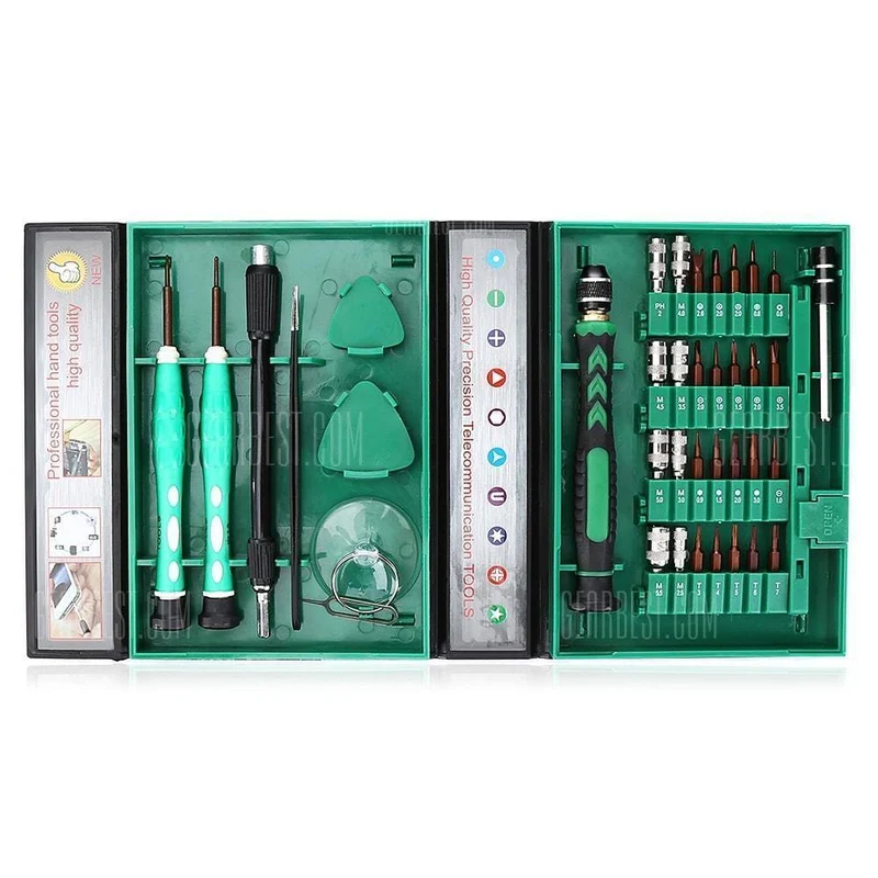 Schraubendreher-Set, 38-in-1-Reparatur-Werkzeug-Set, Präzisions-S2-Legierungsstahl-Ferramentas-Werkzeug für elektronische Reparatur-Werkzeug-Set für Telefon