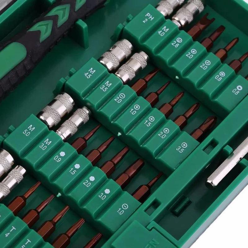 Schraubendreher-Set, 38-in-1-Reparatur-Werkzeug-Set, Präzisions-S2-Legierungsstahl-Ferramentas-Werkzeug für elektronische Reparatur-Werkzeug-Set für Telefon