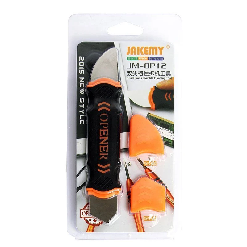 JM-OP12 Metallklinge-Handy-Reparatur-Öffnungs-Hebelsafe zerlegen Werkzeug für iPhone iPad Samsung Laptop Tablet PC