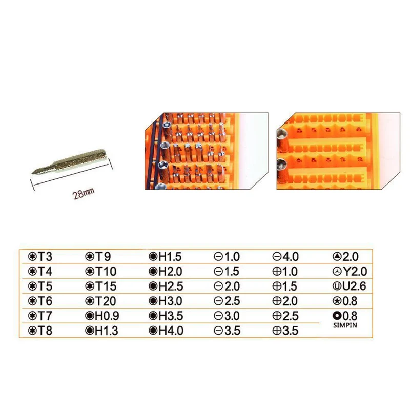 JM-8150 Laptop Schraubendreher Set Professionelle Reparatur Handwerkzeuge Kit für Handy Computer Elektronische Modell DIY Reparatur