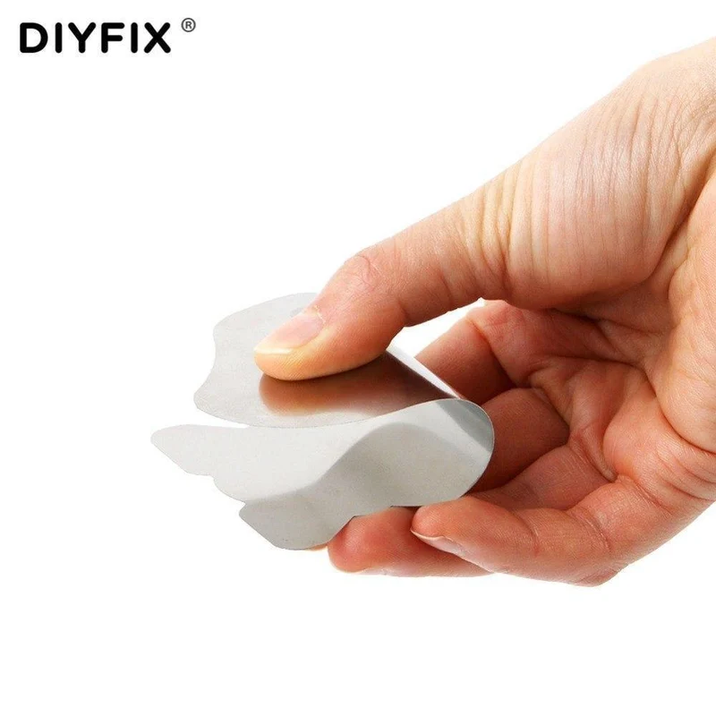 0.01 mm ultradünner, flexibler Edelstahl-Hebelspatel zum Zerlegen der Karte für iPhone, iPad, Samsung, Handy-Reparaturwerkzeug