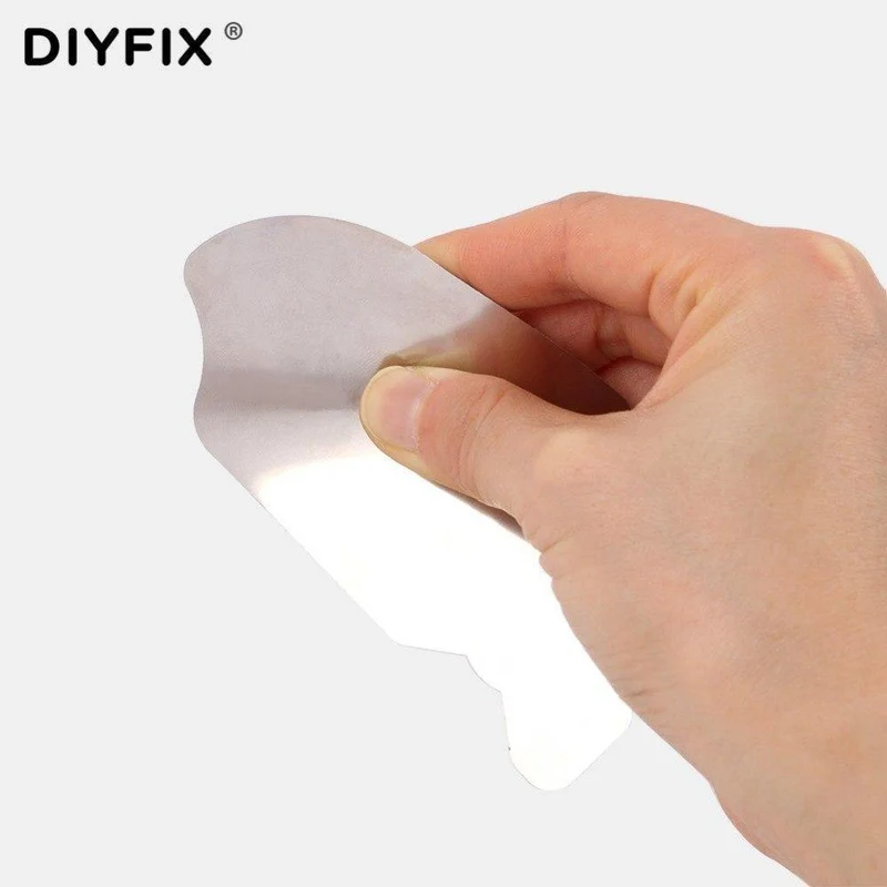 0.01 mm ultradünner, flexibler Edelstahl-Hebelspatel zum Zerlegen der Karte für iPhone, iPad, Samsung, Handy-Reparaturwerkzeug