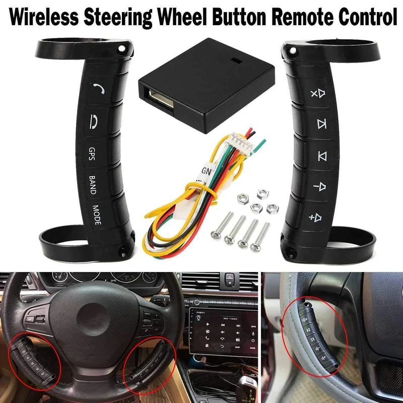 Drahtlose Lenkrad-Controller-Tasten-Fernbedienung für Stereo-DVD-GPS-Navigation, Auto-Auto-Elektronikteile