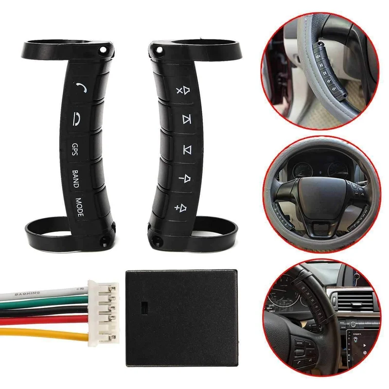 Drahtlose Lenkrad-Controller-Tasten-Fernbedienung für Stereo-DVD-GPS-Navigation, Auto-Auto-Elektronikteile