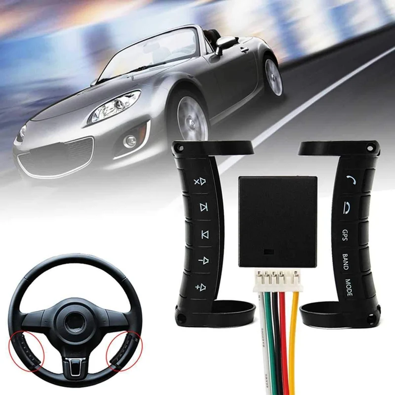 Drahtlose Lenkrad-Controller-Tasten-Fernbedienung für Stereo-DVD-GPS-Navigation, Auto-Auto-Elektronikteile