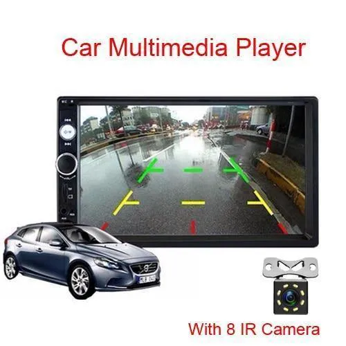 2din Auto Multimedia MP5 Player Audio Stereo 2DIN Autoradio 7 "HD Touchscreen Digitalanzeige Bluetooth Autoradio USB FM