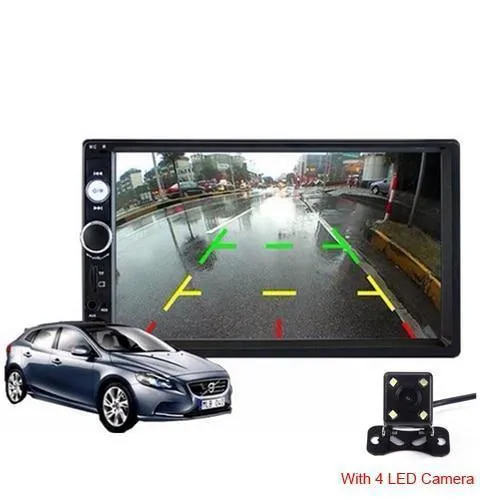 2din Auto Multimedia MP5 Player Audio Stereo 2DIN Autoradio 7 "HD Touchscreen Digitalanzeige Bluetooth Autoradio USB FM