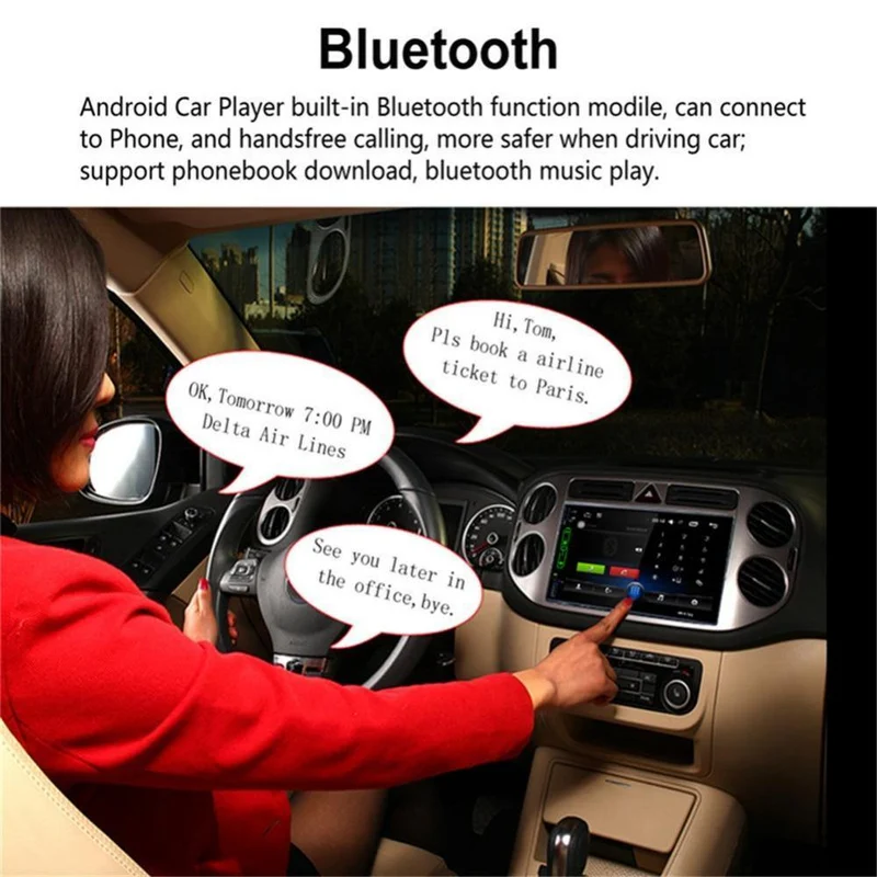 FHD kapazitiver Touchscreen, Autoradio, Medien-DVD-Player, integriertes WLAN, GPS-Navigation, Android 6.0-System, Mobiltelefon