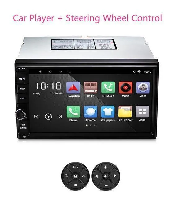 Universal 2 Din Auto Spieler Android 6.0 Autoradio Spieler MP3 Auto Audio Spieler Video Multimedia GPS AM RDS FM Radio Bluetooth 2GB