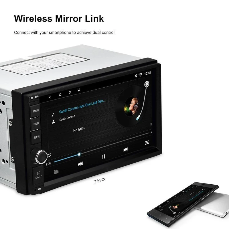 Universal 2 Din Auto Spieler Android 6.0 Autoradio Spieler MP3 Auto Audio Spieler Video Multimedia GPS AM RDS FM Radio Bluetooth 2GB