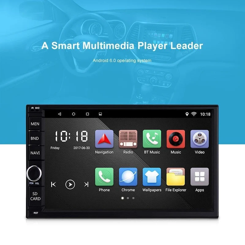 Universal 2 Din Auto Spieler Android 6.0 Autoradio Spieler MP3 Auto Audio Spieler Video Multimedia GPS AM RDS FM Radio Bluetooth 2GB