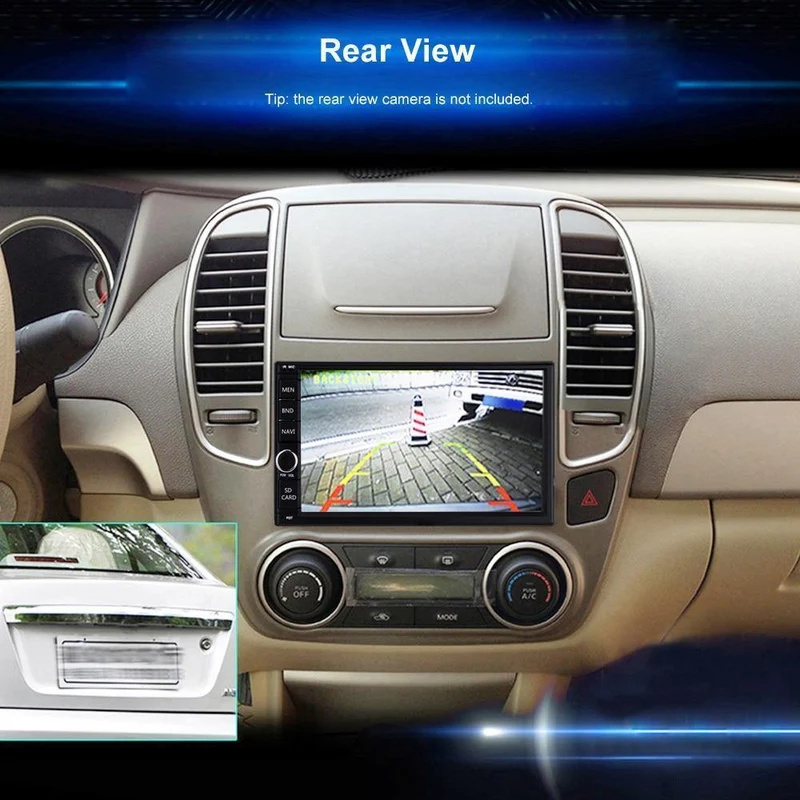 Universal 2 Din Auto Spieler Android 6.0 Autoradio Spieler MP3 Auto Audio Spieler Video Multimedia GPS AM RDS FM Radio Bluetooth 2GB