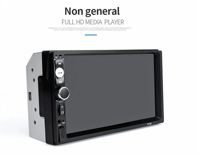Universal 7010B Auto MP5 Player 7inch 2Din Touchscreen Audio Stereo Multimedia FM / MP5 / USB / AUX / Bluetooth Kamera Auto Video Player