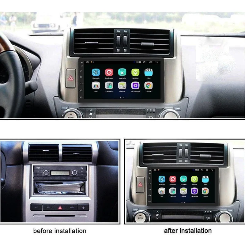 2din Autoradio Android Multimedia Player Autoradio 2 Din 7 '' Touchscreen GPS Bluetooth FM WIFI Auto Audio Player Stereo