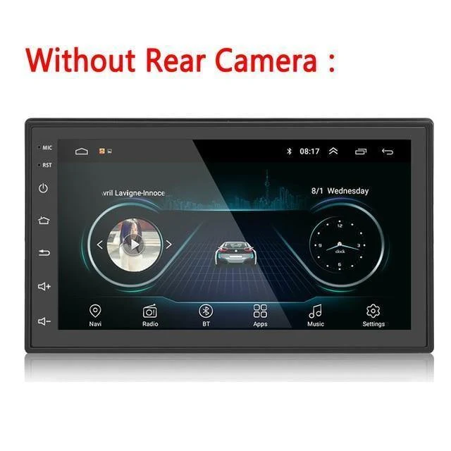 2din Autoradio Android Multimedia Player Autoradio 2 Din 7 '' Touchscreen GPS Bluetooth FM WIFI Auto Audio Player Stereo