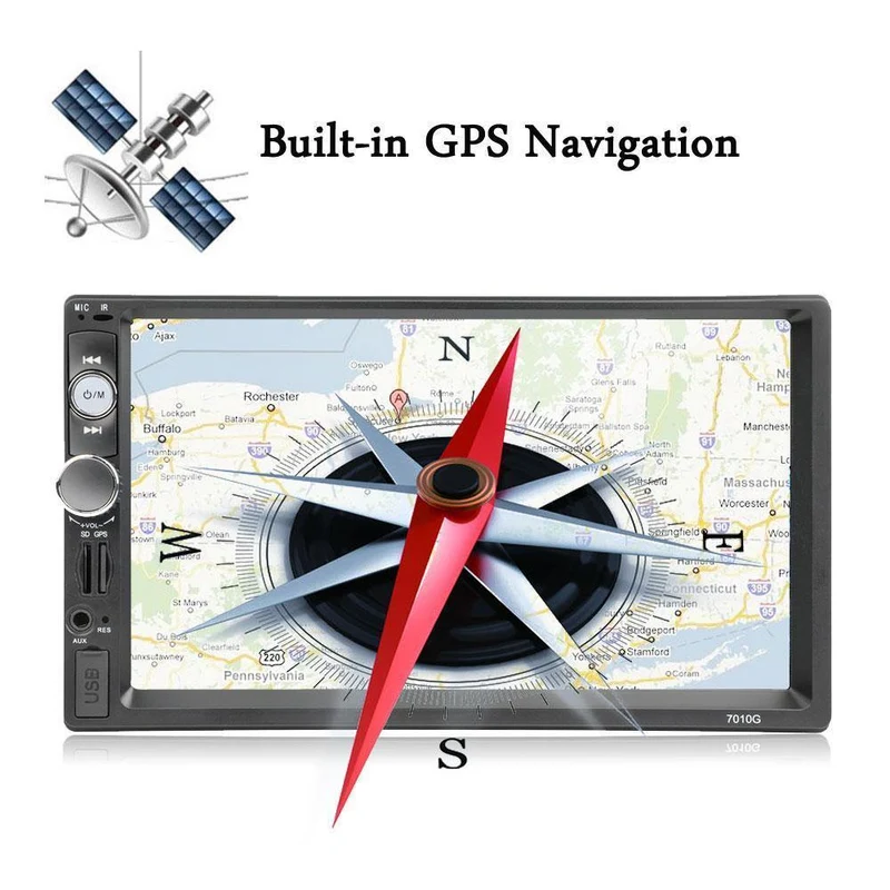2 din 7'' HD Auto Radio GPS Navigation Player Kamera Bluetooth AUX MP5 Stereo FM Audio USB Auto Elektronische 2din Autoradio