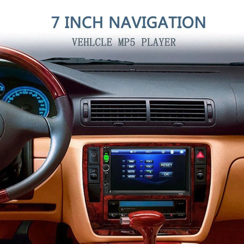 2 din 7'' HD Auto Radio GPS Navigation Player Kamera Bluetooth AUX MP5 Stereo FM Audio USB Auto Elektronische 2din Autoradio