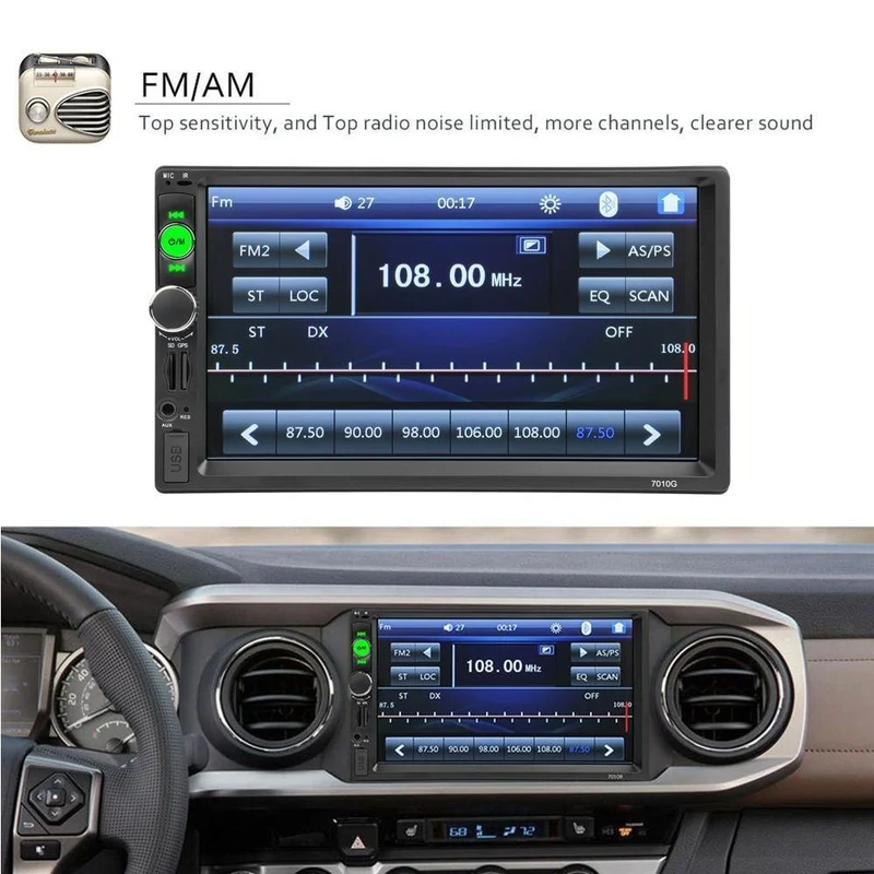 2 din 7'' HD Auto Radio GPS Navigation Player Kamera Bluetooth AUX MP5 Stereo FM Audio USB Auto Elektronische 2din Autoradio
