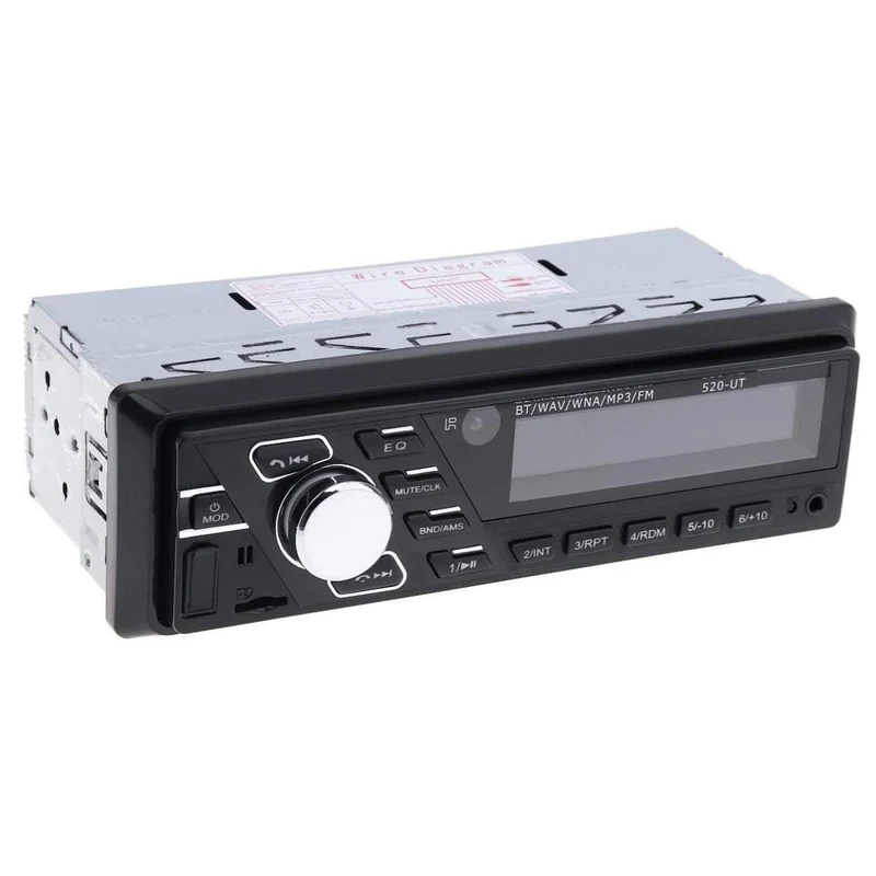 Universal 12V 60W x 4 Car Bluetooth Freisprech-Audio Stereo MP3 Player FM-Radios Unterstützt USB / SD / MMC mit Fernbedienung