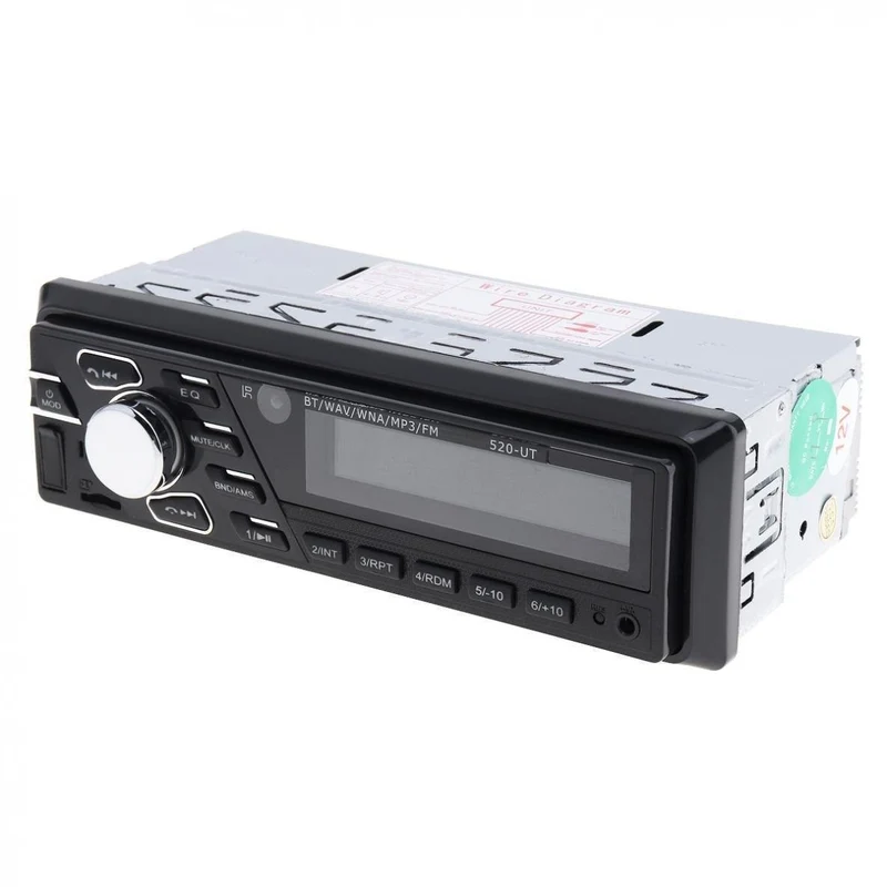 Universal 12V 60W x 4 Car Bluetooth Freisprech-Audio Stereo MP3 Player FM-Radios Unterstützt USB / SD / MMC mit Fernbedienung