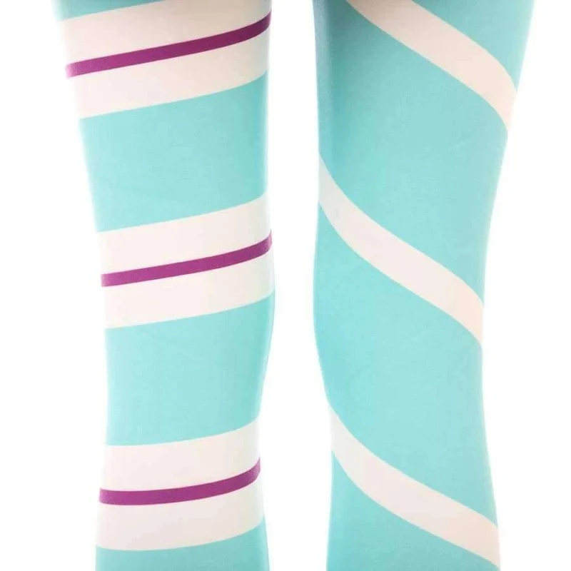 Ralph bricht das Internet: Wreck-It Ralph 2 Vanellope von Schweetz Cosplay Strümpfe Leggings Cartoon Halloween-Kostüm