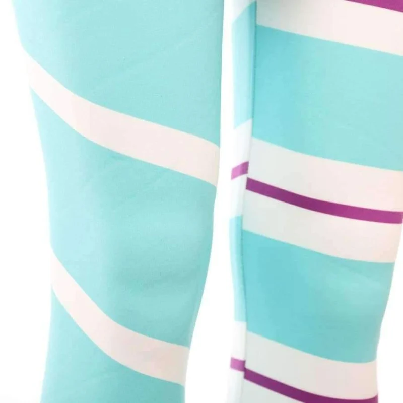 Ralph bricht das Internet: Wreck-It Ralph 2 Vanellope von Schweetz Cosplay Strümpfe Leggings Cartoon Halloween-Kostüm