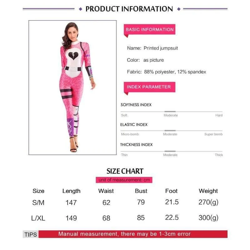 Rosa Bär Kostüm Cosplay Cuddle Teamleiter Overall Harror Halloween Kostüme Für Frauen Plus Size Body