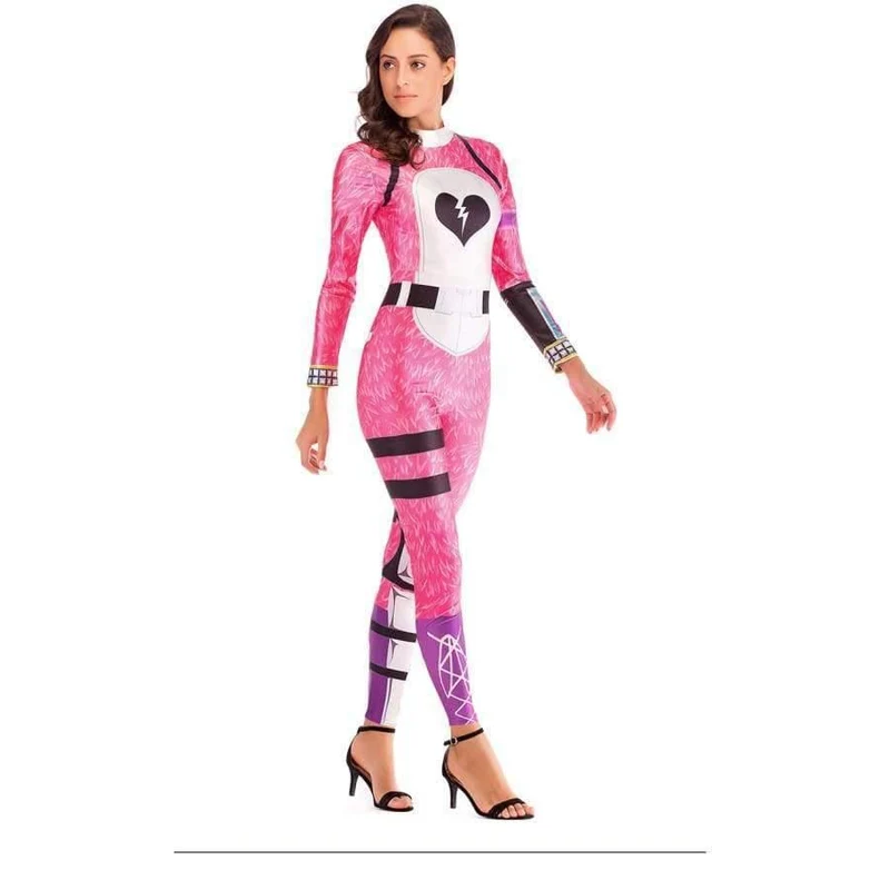 Rosa Bär Kostüm Cosplay Cuddle Teamleiter Overall Harror Halloween Kostüme Für Frauen Plus Size Body