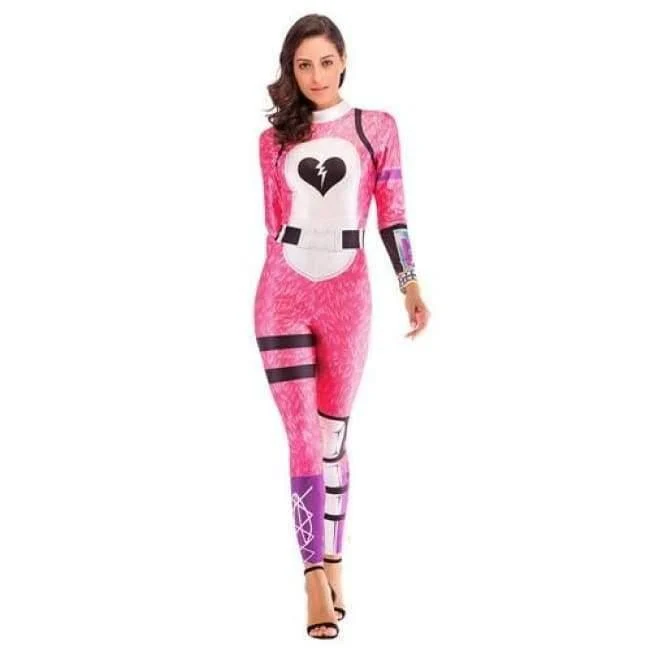 Rosa Bär Kostüm Cosplay Cuddle Teamleiter Overall Harror Halloween Kostüme Für Frauen Plus Size Body
