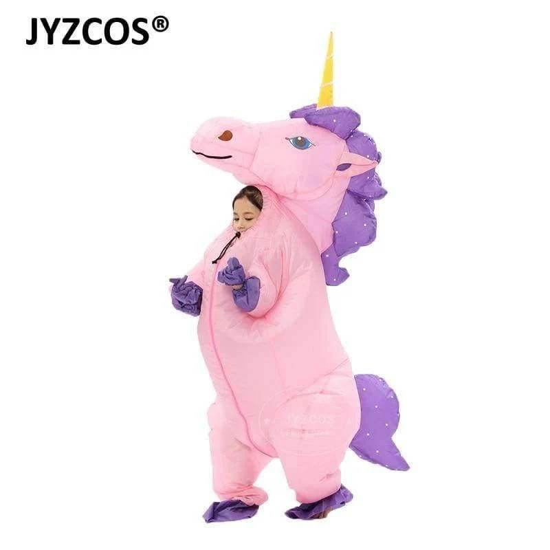 Aufblasbare Einhorn-Kostüme, Karneval, Prinzessinnen-Outfit, Purim-Party, Kostüm, Halloween-Kostüme für Kinder, Damen, Herren, Erwachsene