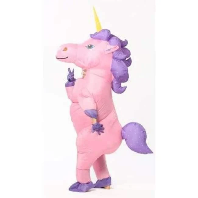 Aufblasbare Einhorn-Kostüme, Karneval, Prinzessinnen-Outfit, Purim-Party, Kostüm, Halloween-Kostüme für Kinder, Damen, Herren, Erwachsene