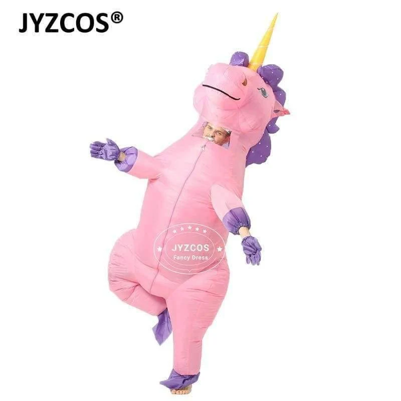 Aufblasbare Einhorn-Kostüme, Karneval, Prinzessinnen-Outfit, Purim-Party, Kostüm, Halloween-Kostüme für Kinder, Damen, Herren, Erwachsene