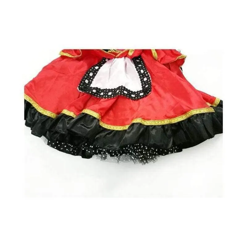 Rotkäppchen Kostüm für Frauen Phantasie Erwachsene Halloween Cosplay Fantasia Karneval Märchen Plus Größe Mädchen Kleid + Mantel