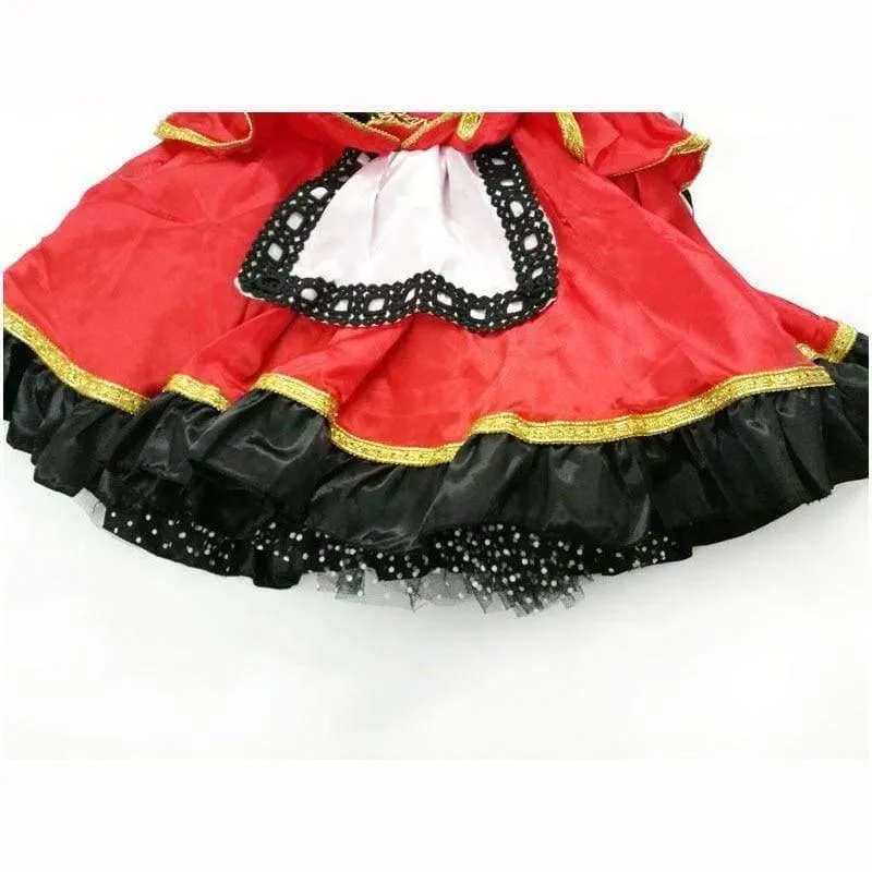 Rotkäppchen Kostüm für Frauen Phantasie Erwachsene Halloween Cosplay Fantasia Karneval Märchen Plus Größe Mädchen Kleid + Mantel