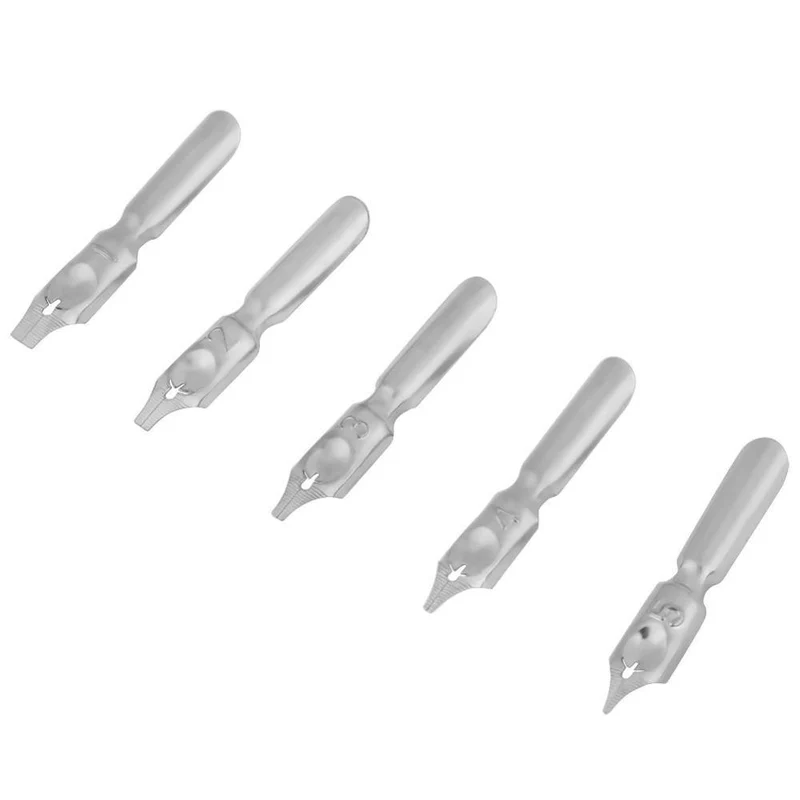 Englische Kalligraphie Feder Dip Stift Schreibtinte Set Briefpapier Geschenkbox mit 5 Feder