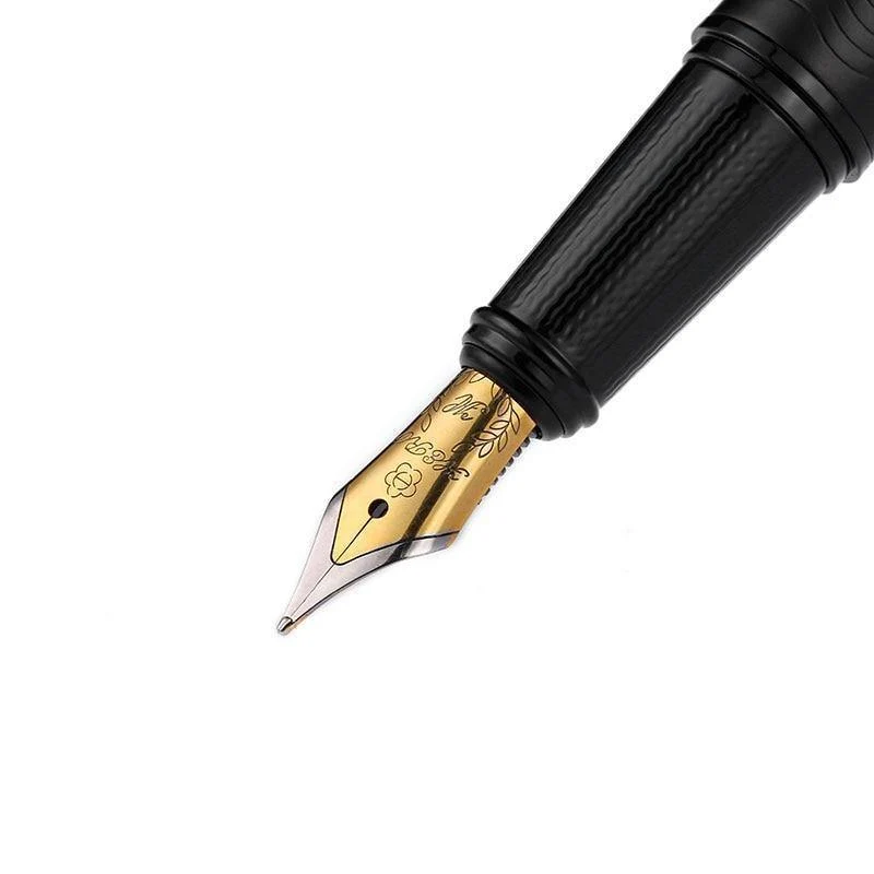 Metall mattschwarzer Fadenkörper Iraurita Füllfederhalter 0.5 mm Tintenstifte Business Office