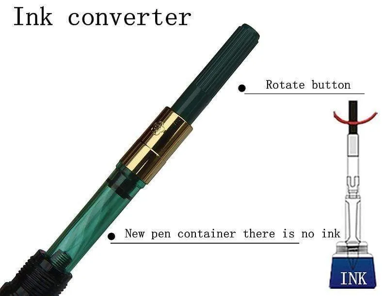Modischer, neuer Stil, dunkelgrauer Tintenstift. Luxus-Schreibstift aus Metall für Büro und Lernen