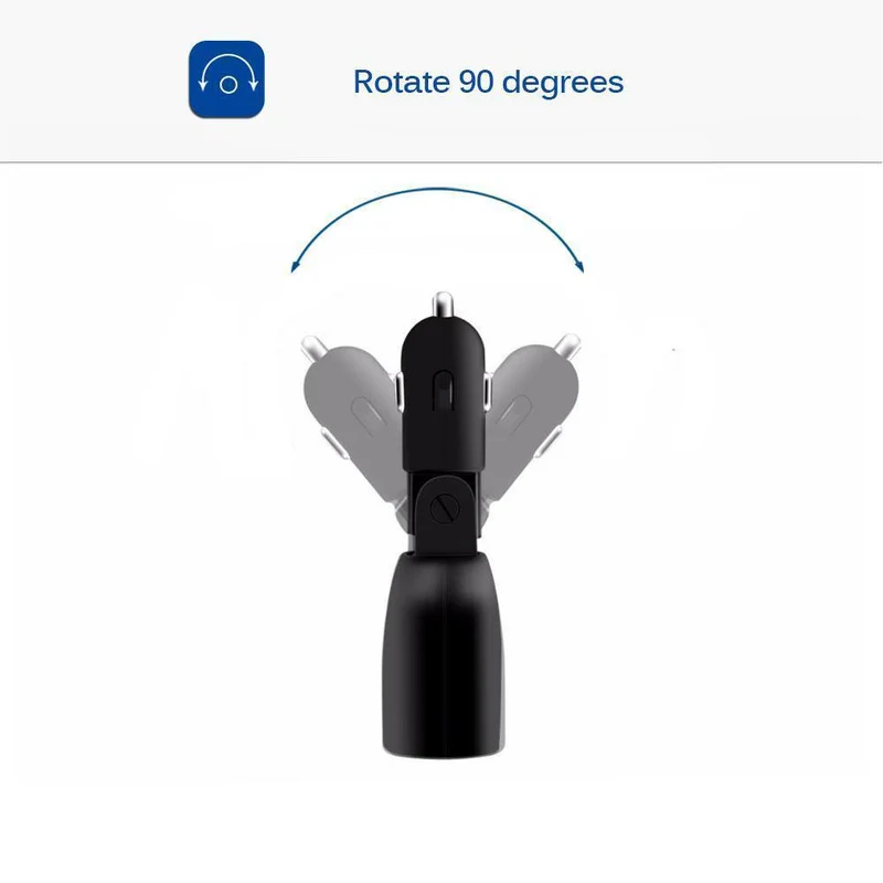Quick Charge 3.0 Autoladegerät Dual USB Telefonladegerät Adapter QC3.0 + 5V 2.4A Digitalanzeige Niederspannungswarnung
