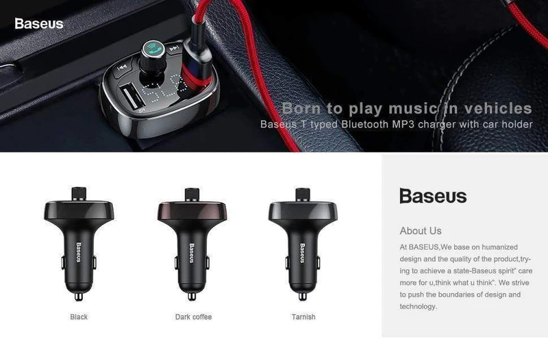 Auto-Ladegerät, FM-Transmitter, Aux-Modulator, Bluetooth-Freisprecheinrichtung, Auto-Audio-MP3-Player, 3.4 A, schnelles Dual-USB-Handy-Ladegerät