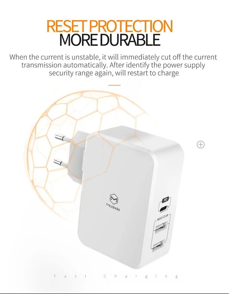 EU/US USB Typ C PD Adapter 41W Schnelles USB-Ladegerät Handy Schnellladung USB für MacBook iPhone XS Max Samsung Xiaomi Huawei