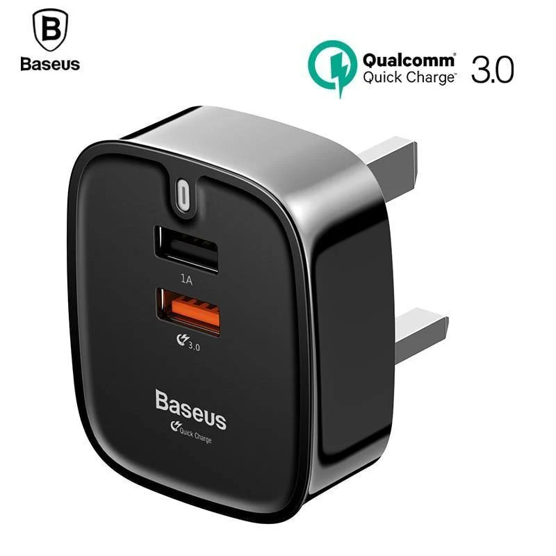 USB Ladegerät Quick Charge 3.0 UK Stecker Doppel Port Reise Wand Ladegerät Adapter QC3.0 Handy Ladegerät Für iPhone Xiaomi