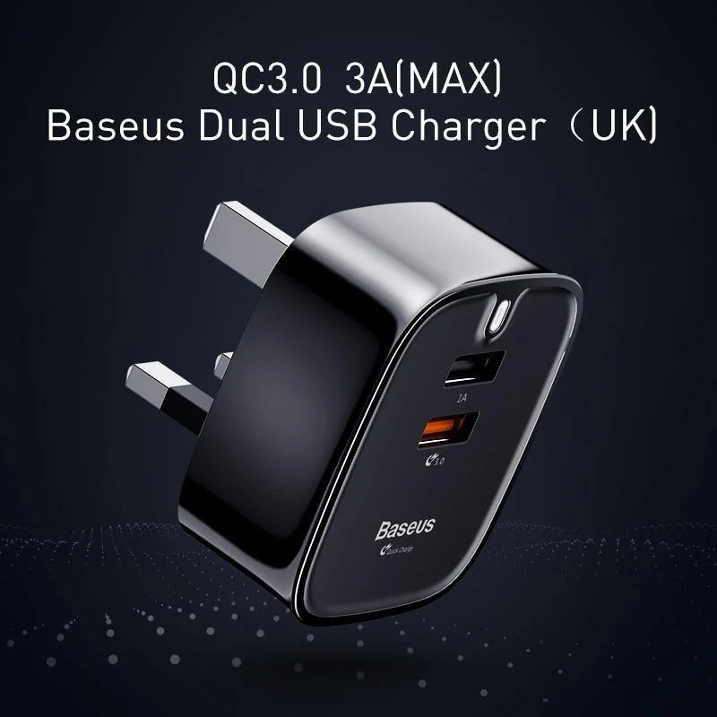 USB Ladegerät Quick Charge 3.0 UK Stecker Doppel Port Reise Wand Ladegerät Adapter QC3.0 Handy Ladegerät Für iPhone Xiaomi