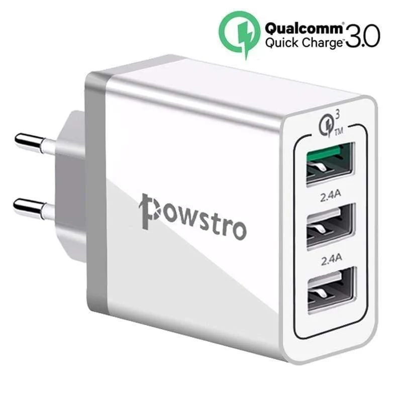30 W Quick Charge 3.0 USB-Ladegerät 3 USB-Handy-Ladegerät-Adapter Wandladegeräte für iPhone Samsung Android-Handy