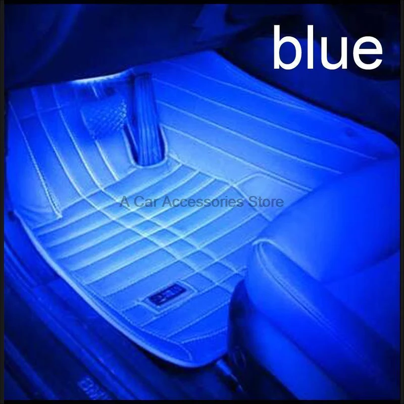 4x9 LED 8 FARBEN Led Auto Atmosphäre Lichter Dekoration Lampe 12v Auto Auto Led Innen Lichter Glow dekorative Lampe Birne