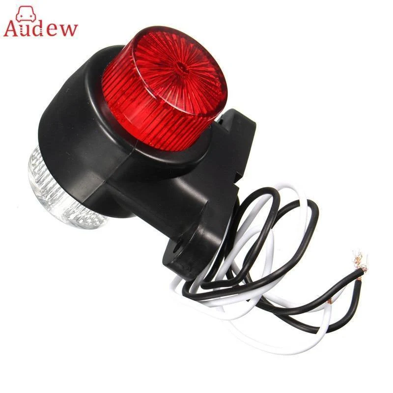2 Stücke 8 LEDS Auto Lkw Hinten Schwanz Parken Licht Warnleuchten Stopp Signal Bremse Lampen Doppel Seiten Marker Anhänger Lichter 10-24V