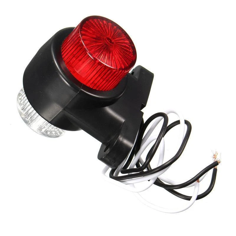 2 Stücke 8 LEDS Auto Lkw Hinten Schwanz Parken Licht Warnleuchten Stopp Signal Bremse Lampen Doppel Seiten Marker Anhänger Lichter 10-24V